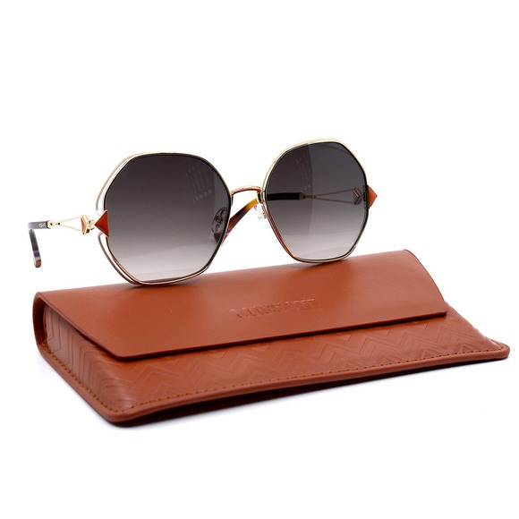 MISSONI MIS 0075/S Y3R GOLD IVORY BROWN GRADIENT AUTHENTIC SUNGLASSES - Picture 1 of 13